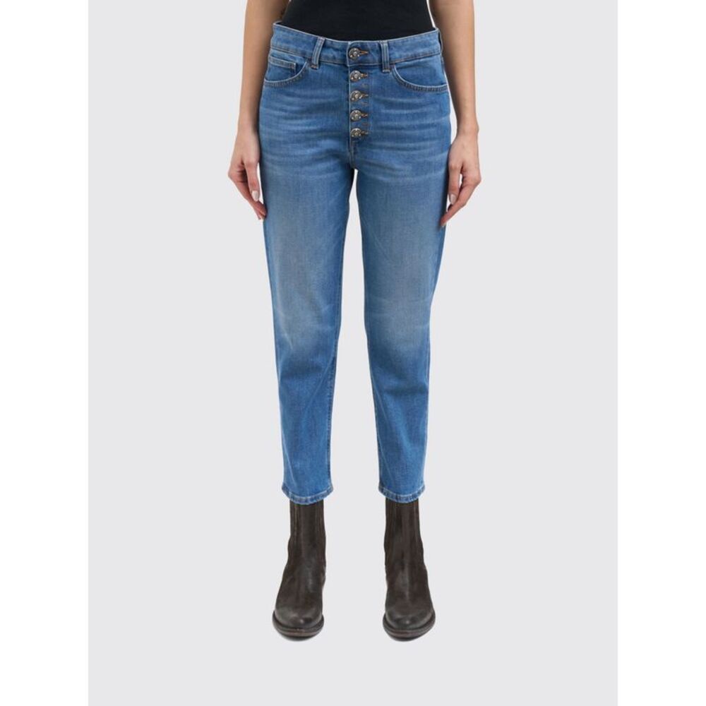 Dondup Women Koons Cropped Fit Jeans Dondup In Stretch Denim